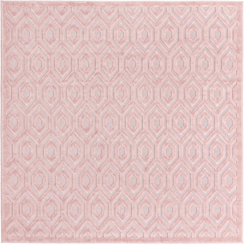Roanoke · Diamond Outdoor Rug, pink