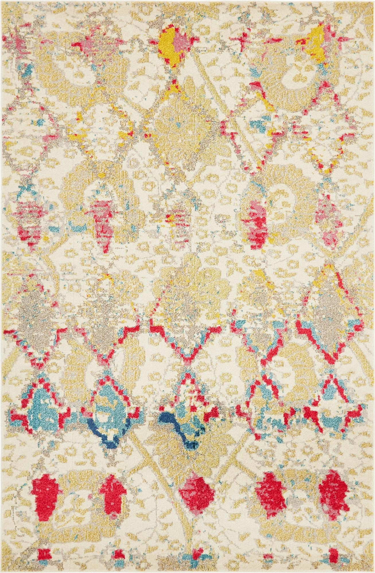 6' x 9' Reno · Abstract Washable Rug