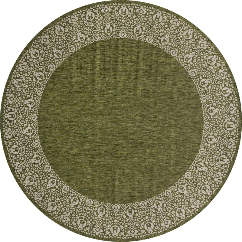 Bloomfield · Border Outdoor Rug, green