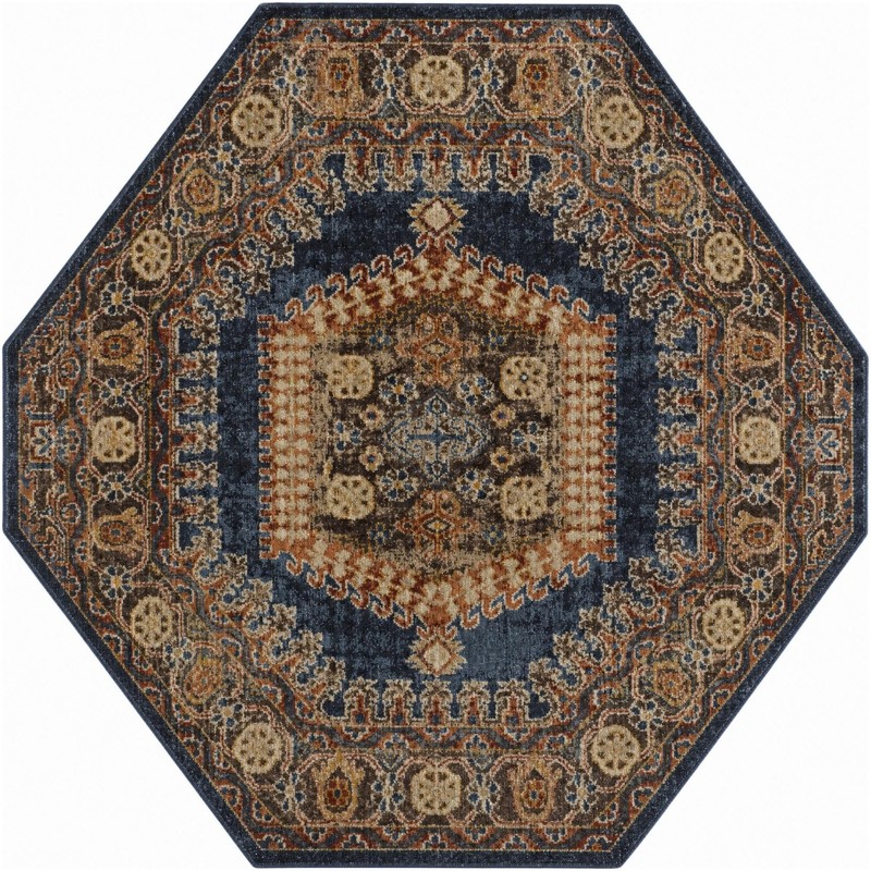 6' x 6' Briscoe · Border rug