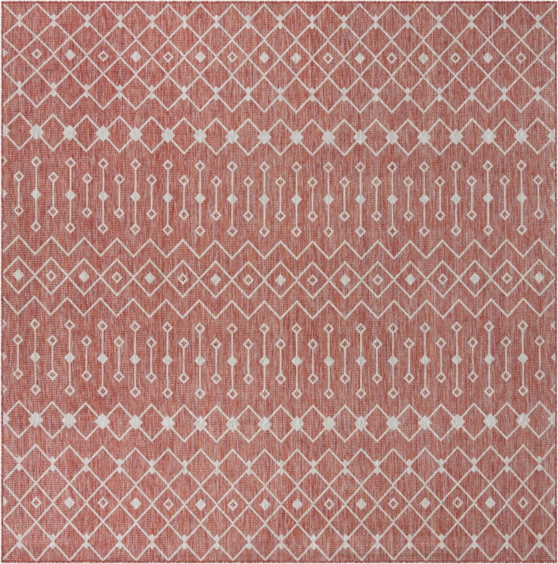 Kearney · Diamond Outdoor Rug, rustred