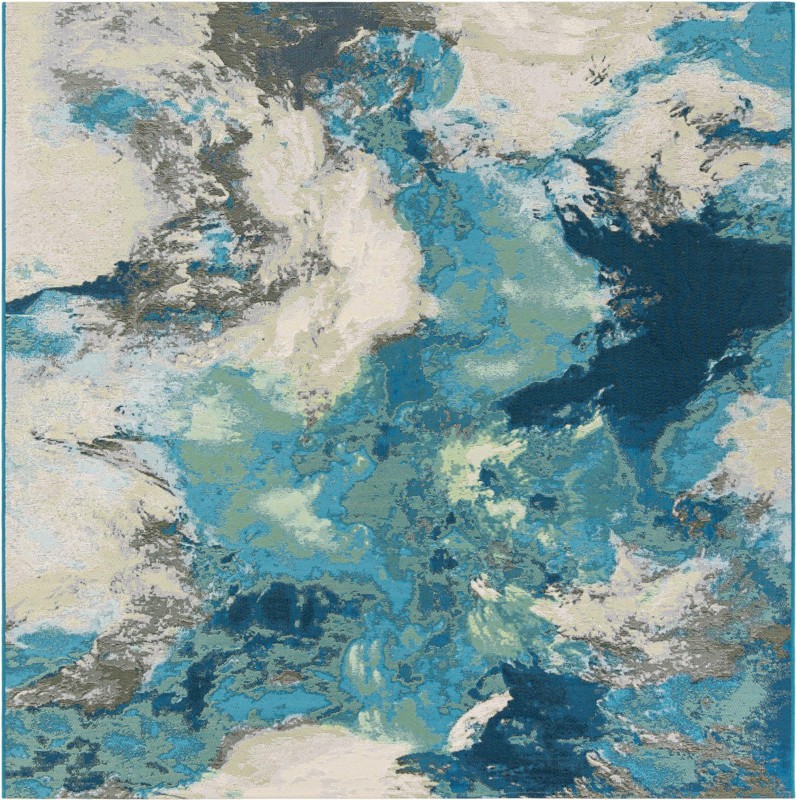 7' 10 x 7' 10 Lomax · Abstract Outdoor Rug