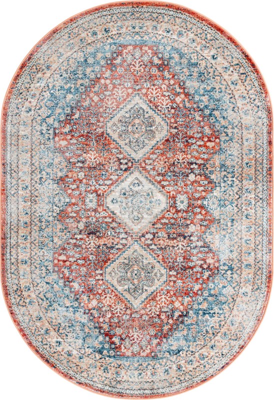 Greenbriar · Border rug, red