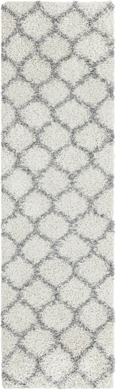 Barnett · Trellis Shag Rug, ivory