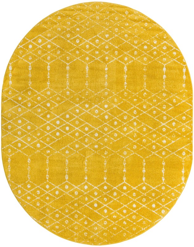 Newcomb · Diamond rug, yellow