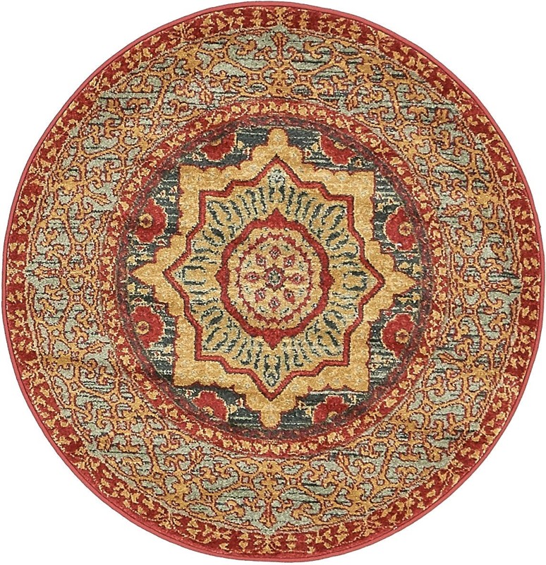 3' x 3' Nesbitt · Border rug