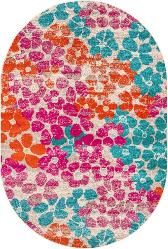 4' x 6' Portage · Floral / botanical rug, multi