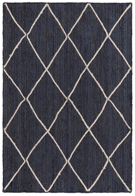 Bishop · Diamond Braided Jute Rug