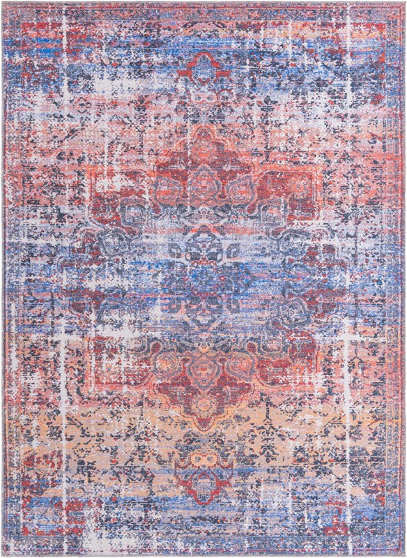 10' 6 x 14' Rideout · Border Washable Rug, autumn