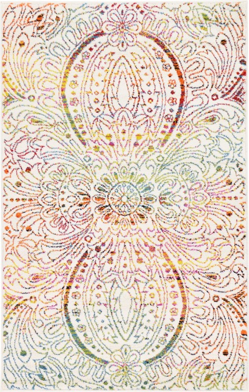 3' 3 x 5' 3 Lavender · Medallion rug