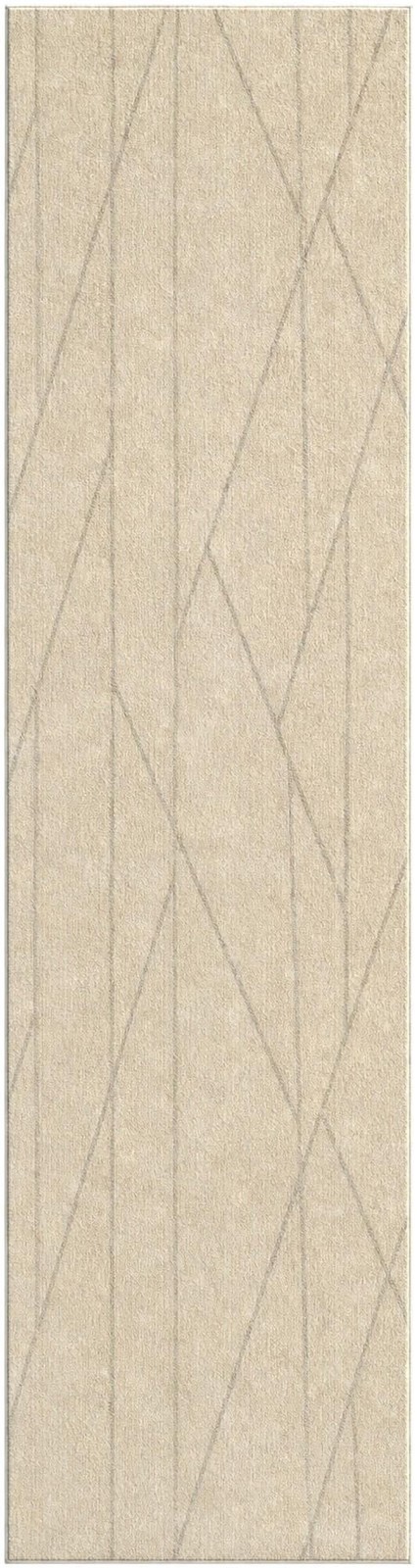 2' 7 x 10' Dibble · Lines rug, ivory