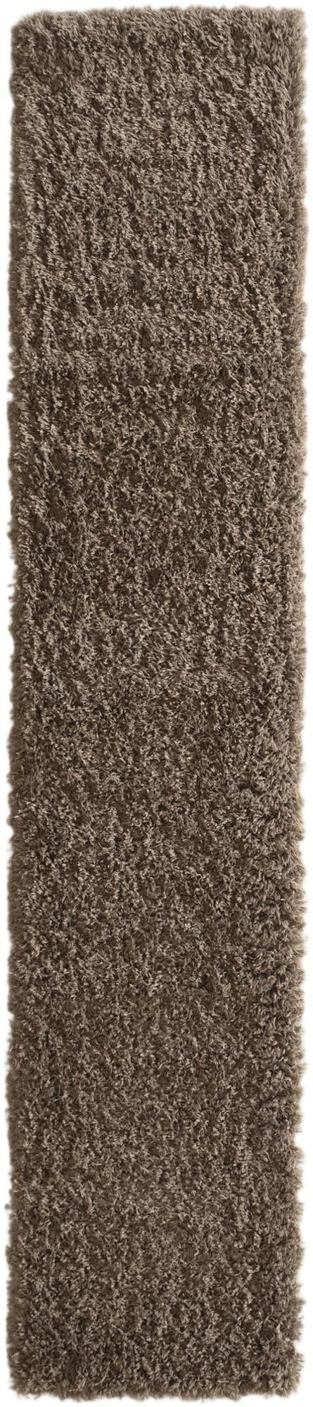 2' 7 x 12' Olympia · Solid shag rug, khaki
