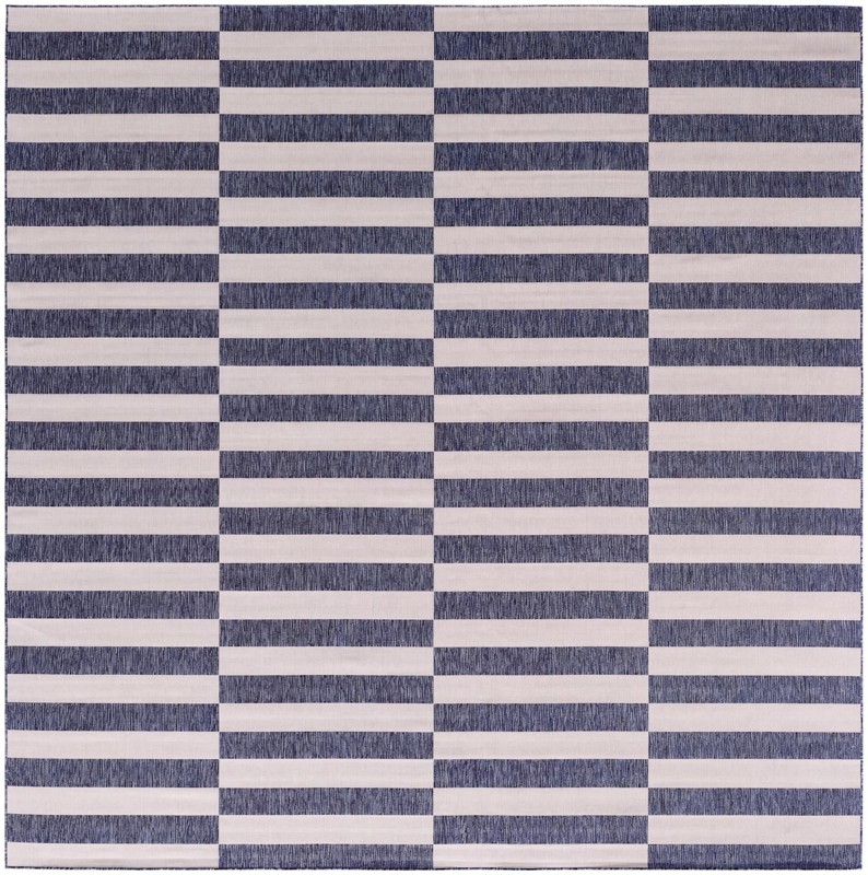 Ainsley · Geometric Outdoor Rug, blue