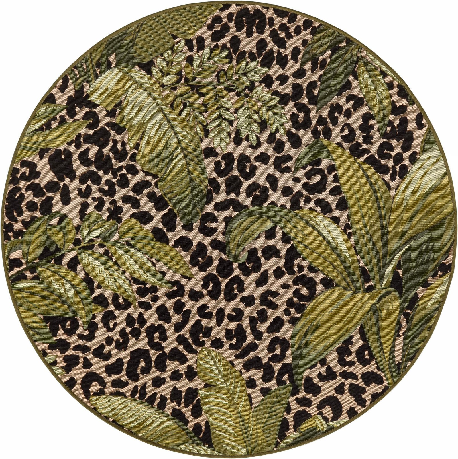 4' x 4' Lomax · Floral / botanical Outdoor Rug