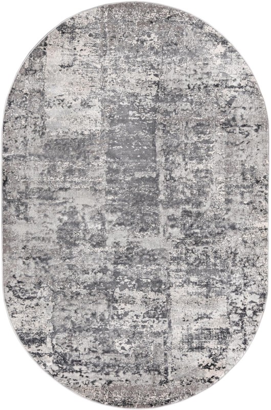 Evanston · Abstract rug, gray