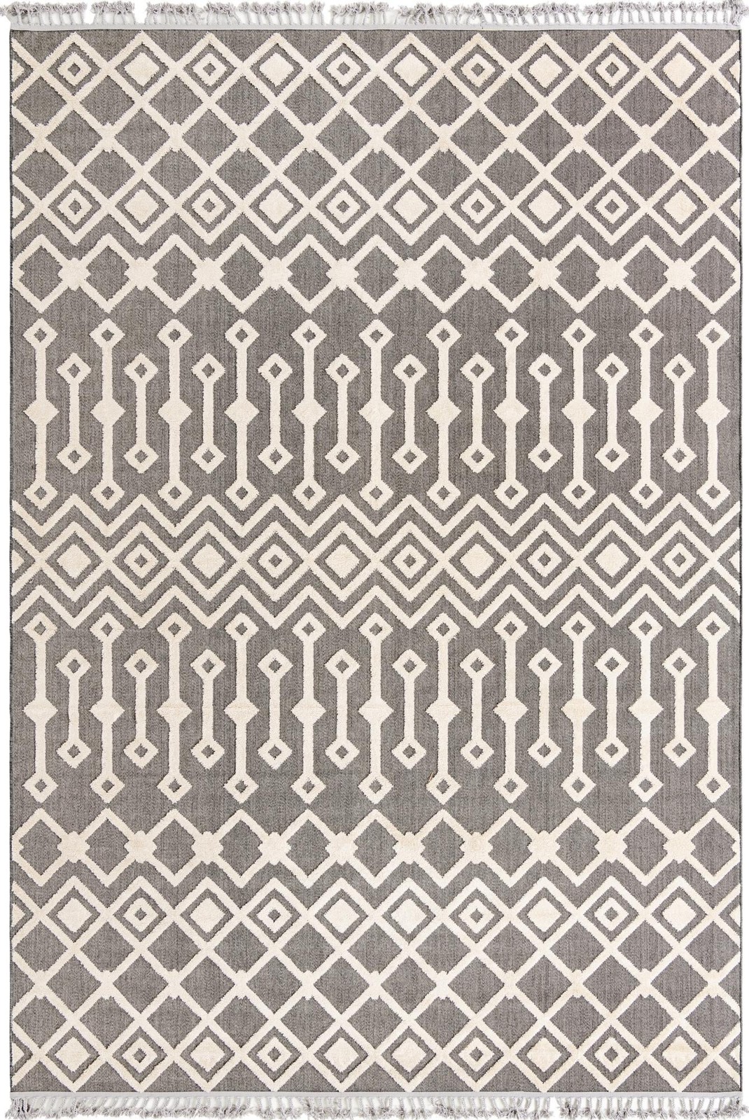 9' 10 x 14' Rothwell · Chevron rug, charcoal