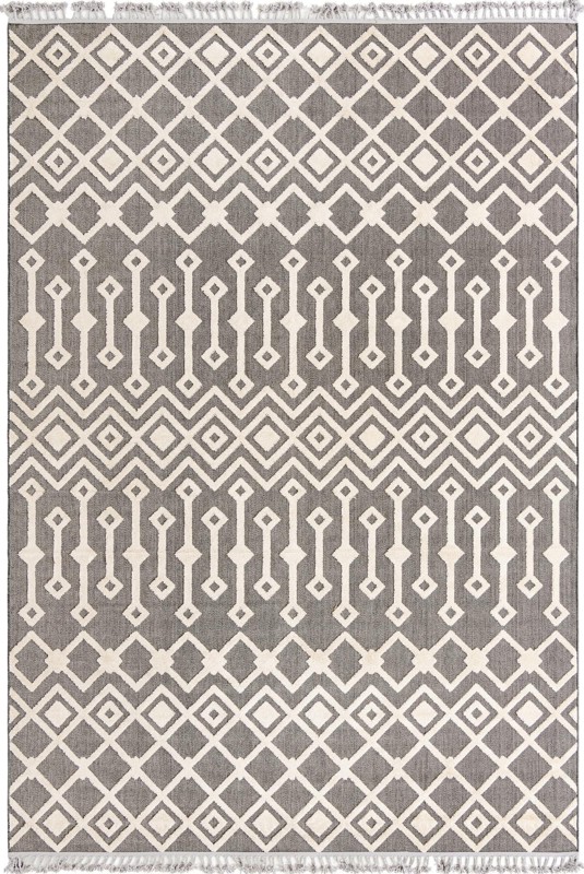 9' 10 x 14' Rothwell · Chevron rug, charcoal