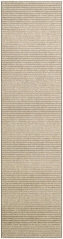Irene · Striped rug, ivory and light brown