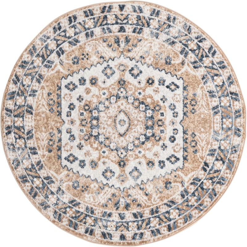 Swallow · Border rug, beige