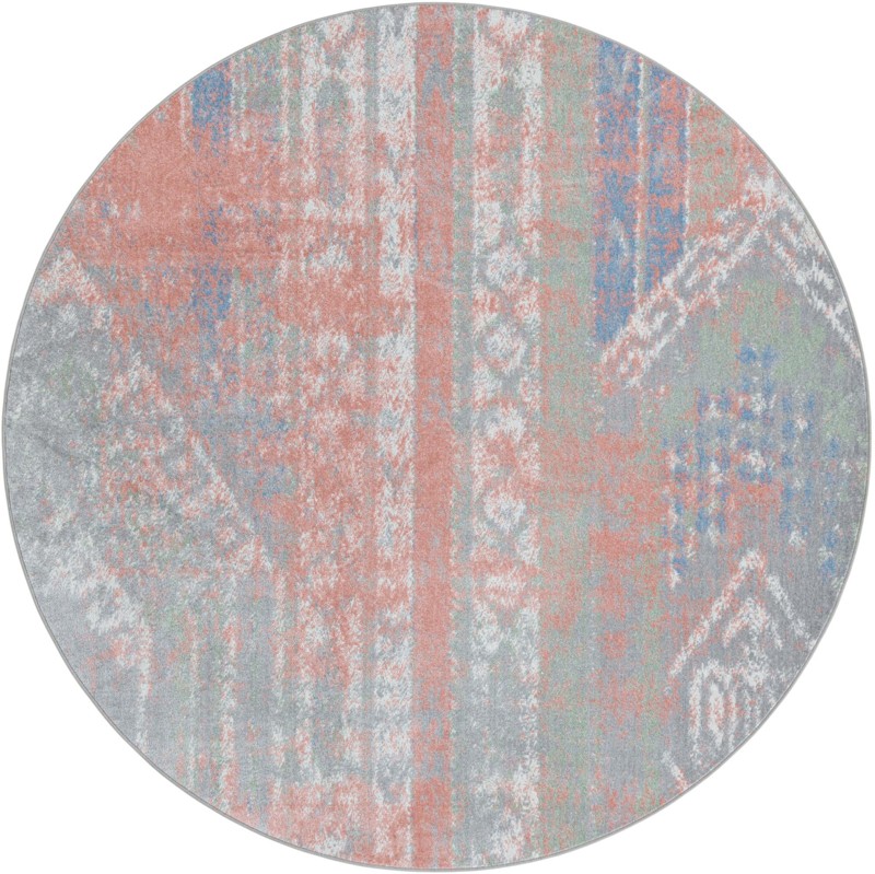 7' 10 x 7' 10 Montague · Abstract Washable Rug, multi