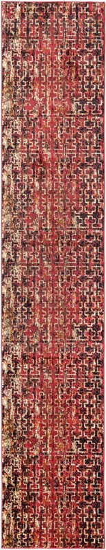 Phoebe · Abstract rug, burgundy