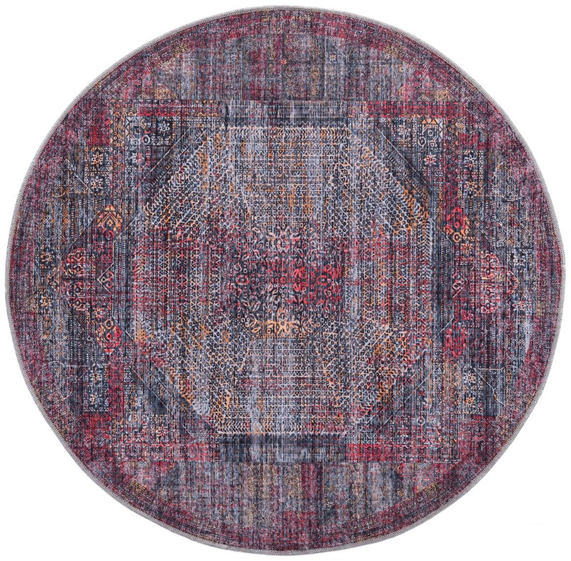 5' 3 x 5' 3 Osier · Border Washable Rug