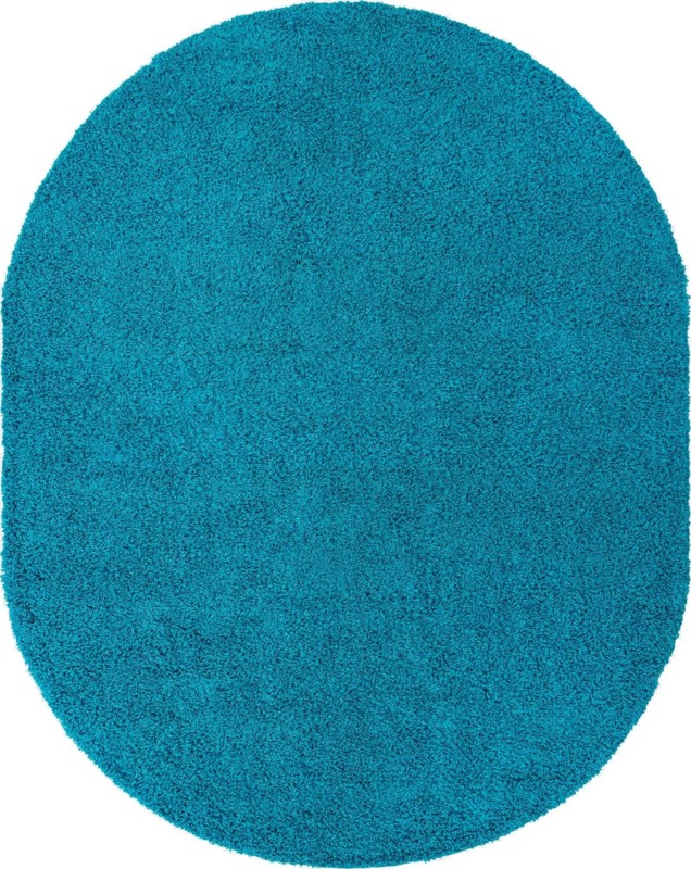 Jameson · Solid shag rug, turquoise