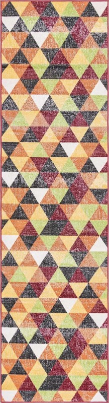 2' 7 x 10' Luttrell · Geometric rug, multi