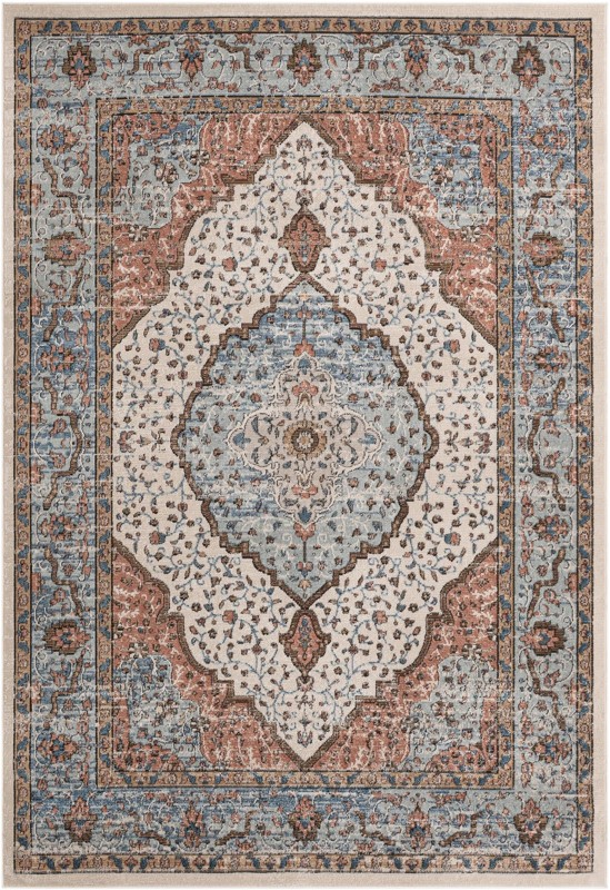 Gideon · Border rug, ivory