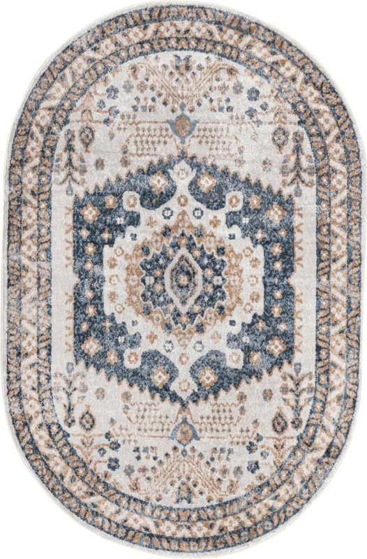 Swallow · Border rug, cream