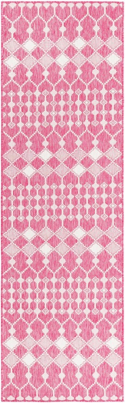 Ramsden · Diamond Outdoor Rug, magenta