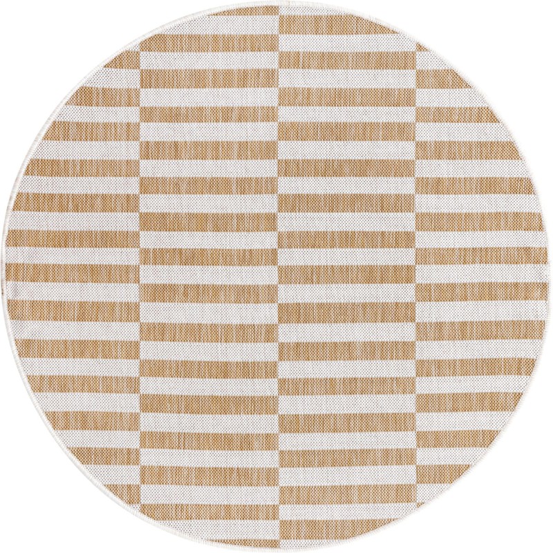 4' x 4' Ainsley · Geometric Outdoor Rug, taupe