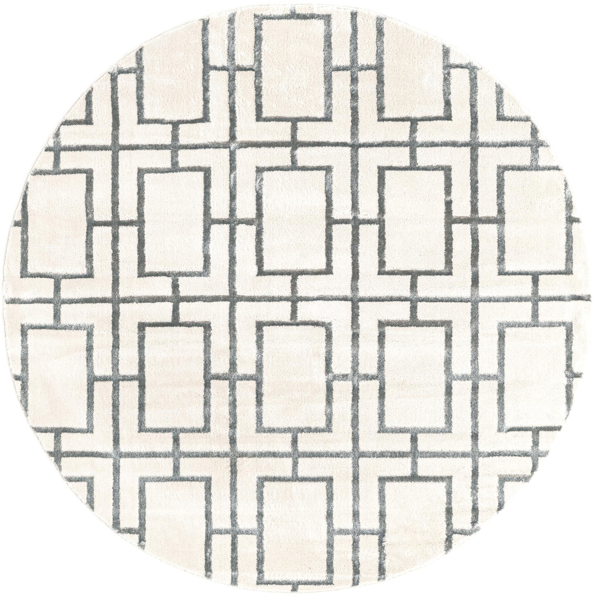 5' 3 x 5' 3 Cowley · Trellis rug