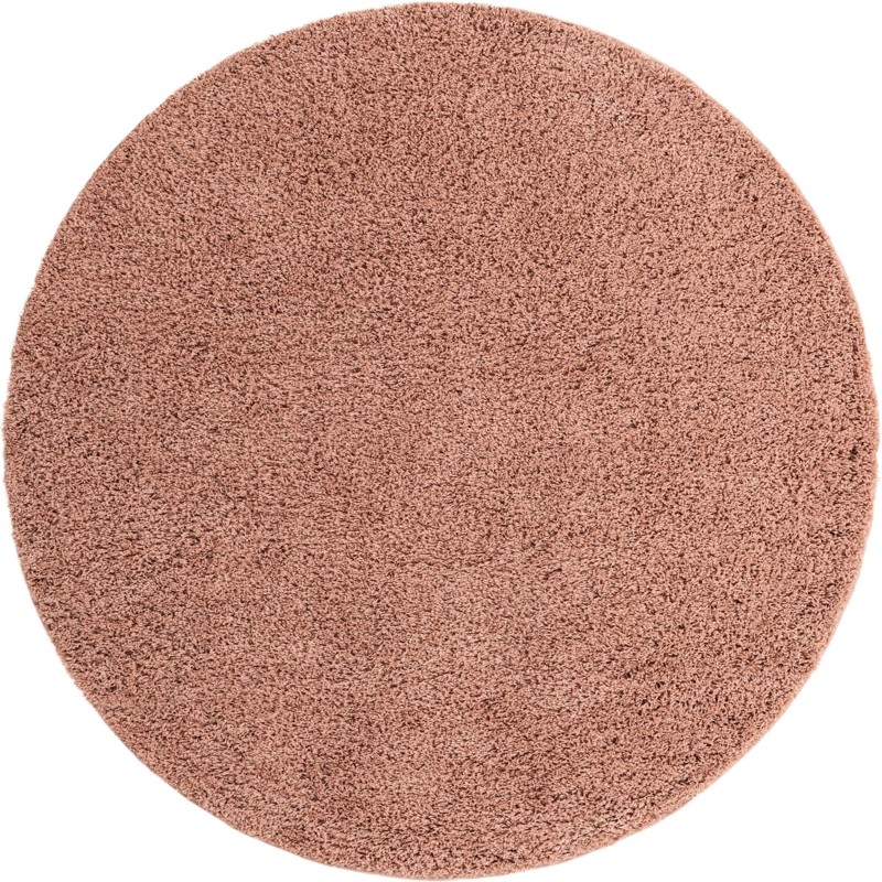 Hartwell · Solid Shag Rug, rosepink