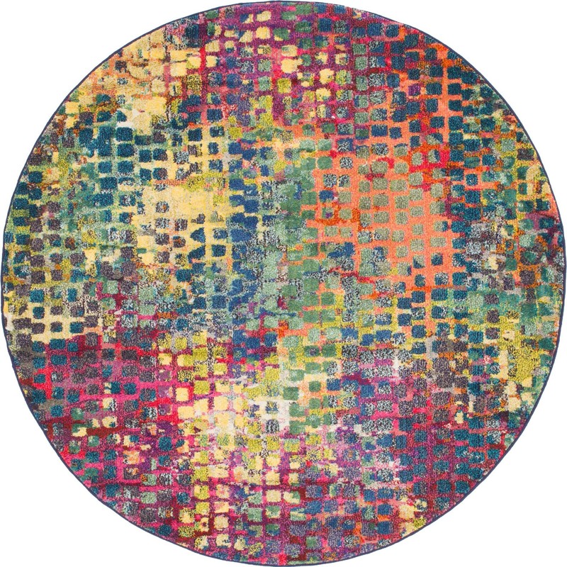 6' x 6' Tyrell · Abstract Washable Rug