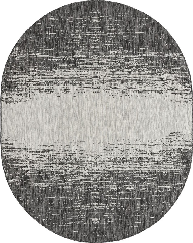 7' 10 x 10' Buell · Gradient Outdoor Rug, charcoal