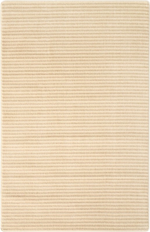 4' x 6' Irene · Striped rug, ivory and light brown
