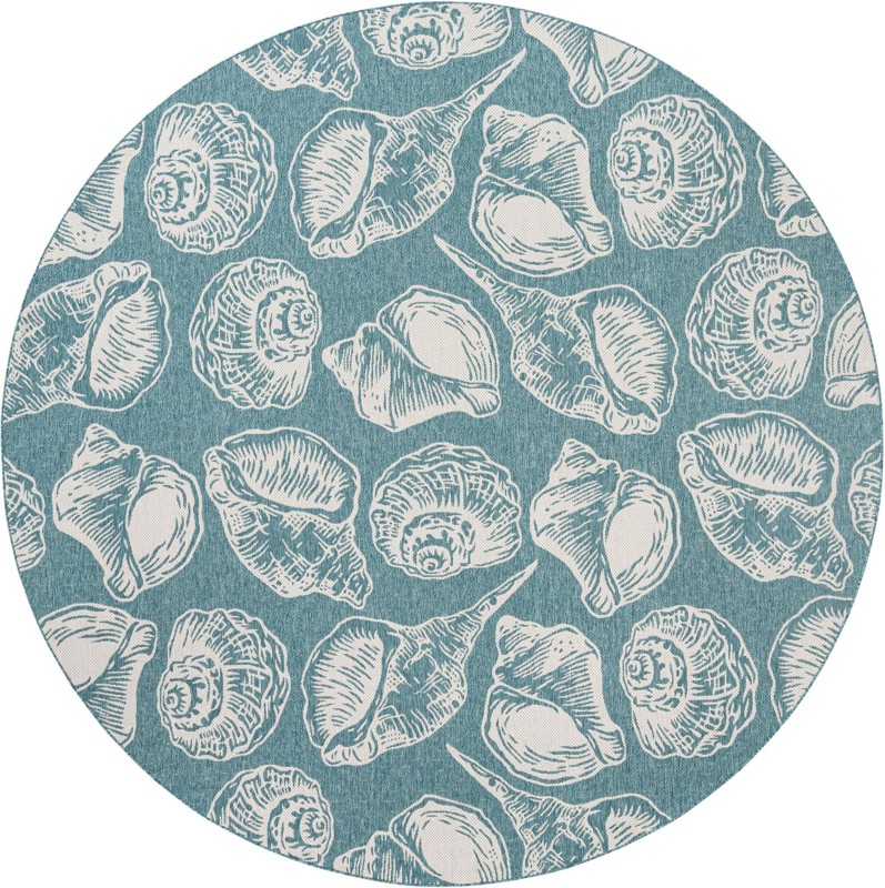 12' x 12' Arcata · Outdoor Rug, aqua