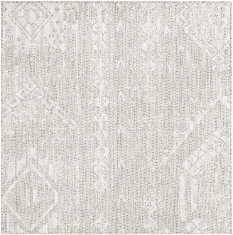 5' 3 x 5' 3 Wildman · Diamond Outdoor Rug, gray