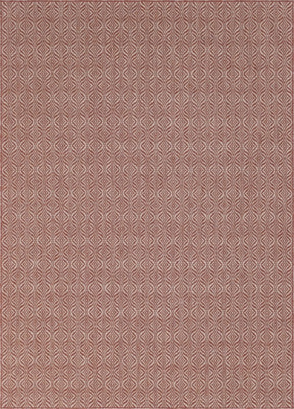 Fairley · Diamond Outdoor Rug, rust red