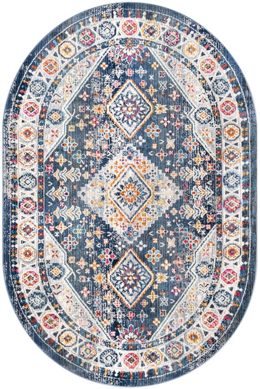 Eads · Border rug, blue