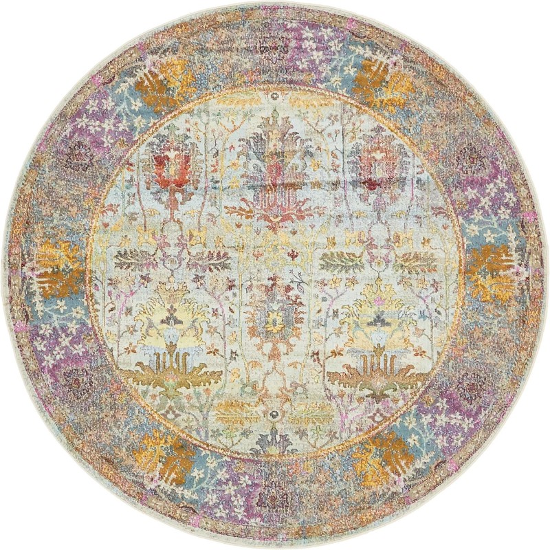 5' 5 x 5' 5 Lanier · Border rug