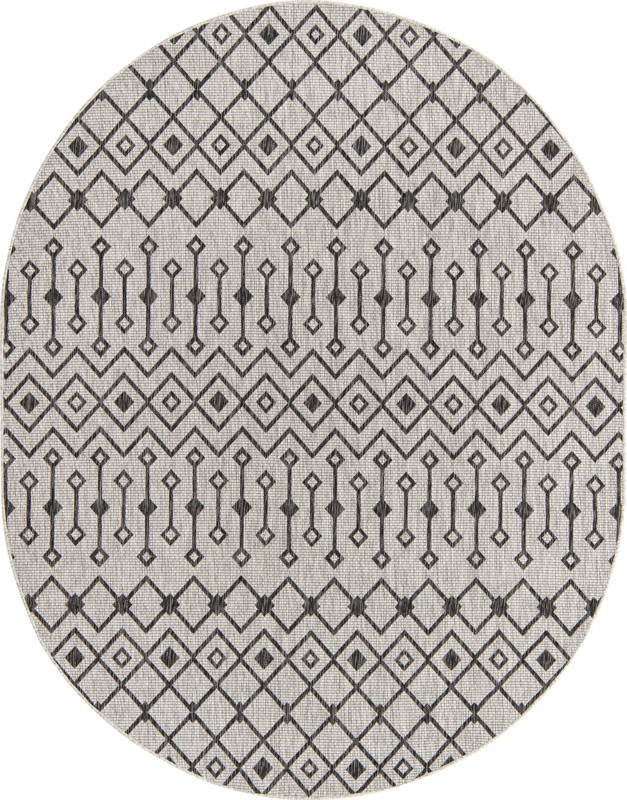 Kearney · Diamond Outdoor Rug, gray