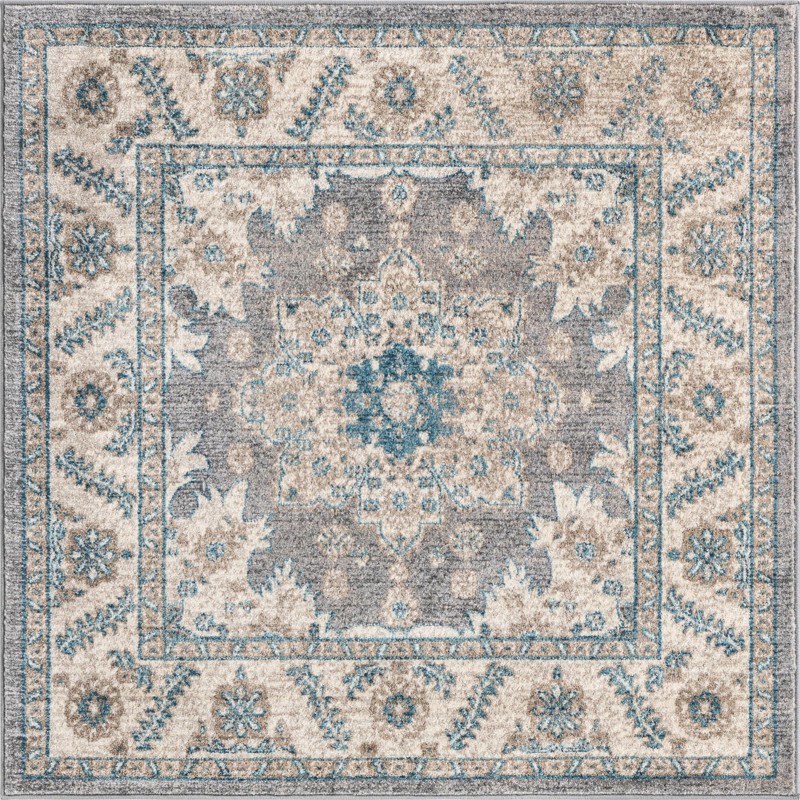 4' x 4' Weldon · Border rug