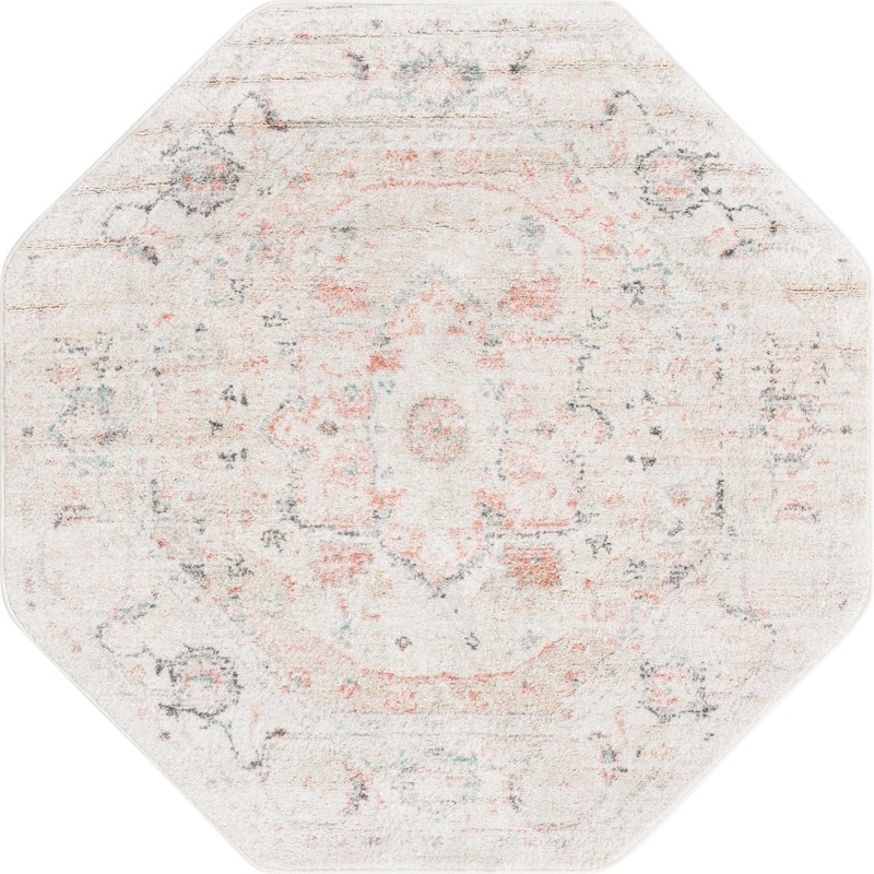 Pierce · Border rug, ivory