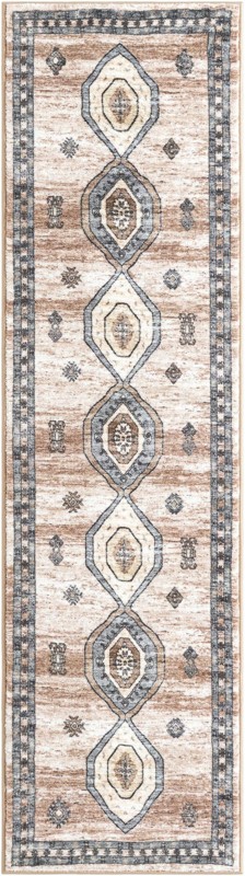 Eldridge · Border rug, ivory and beige