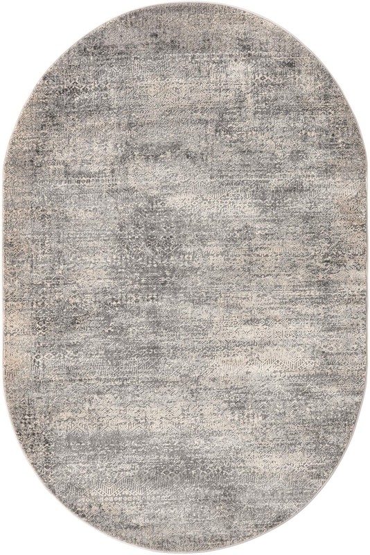 5' 3 x 8' Pryor · Distressed traditional rug, gray and ivory