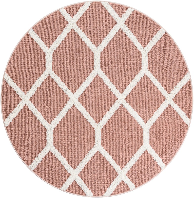 Kirkwood · Diamond rug, pink