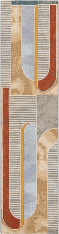 2' x 8' Lomax · Abstract Outdoor Rug