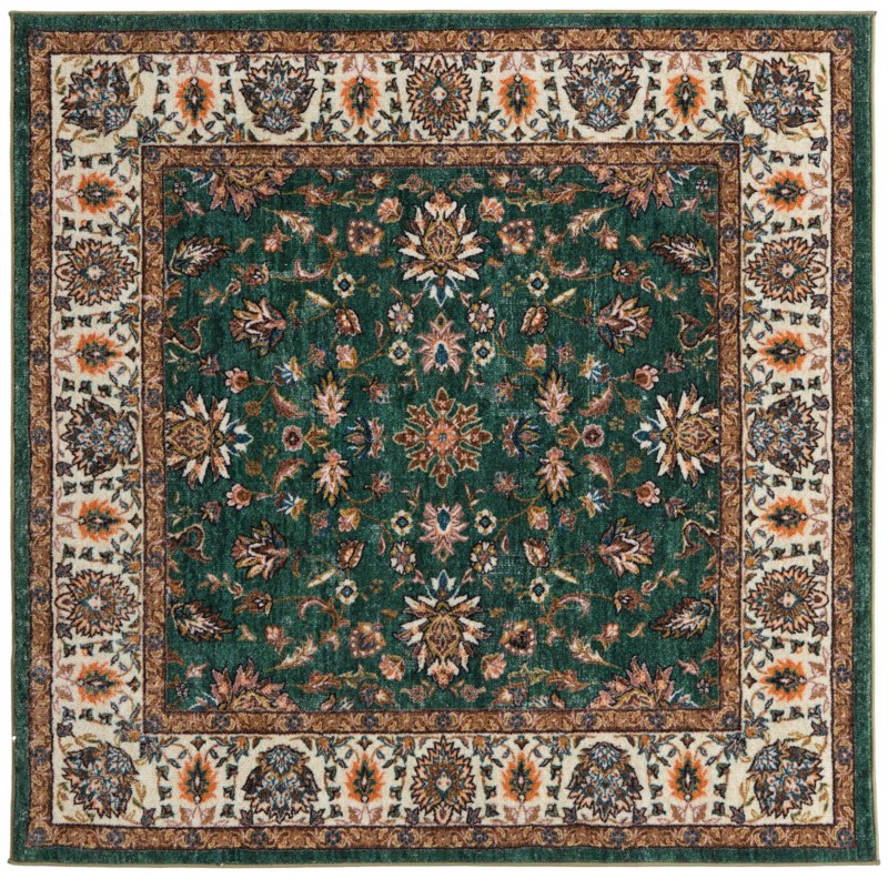 5' 3 x 5' 3 Bluebell · Border rug